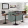 Lombardi Adjustable Barstool - Set Of 3