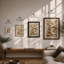 Sculptural Garden Botanical - Framed Print-1784820586-1784820587
