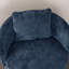 Fauteuil demi-tonneau pivotant en chenille Modern-481052753