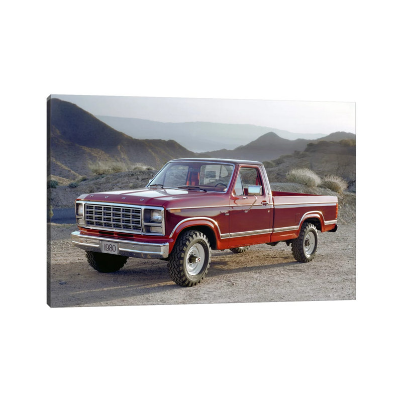 1980 Ford F-250 Ranger by Unknown Artist - Wrapped Canvas Print, 30.48 cm H x 45.72 cm W