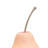Decorative Pear Shaped LED Table Light, 12 Inch White Polyresin