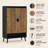 Shoe Cabinet with Adjustable Shelves and Doors-747452034