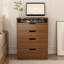 Bureau de coiffeuse 3 en 1 avec miroir éclairé et tabouret, coiffeuse à plateau rabattable, rangement compact pour la chambre à coucher, la salle de bain et le vestiaire (L 23,62 po)
