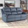 81.9'' Wide Modern Skin-Friendly Microfiber Manual Recline Sofa with Super Soft Backrest & Seat