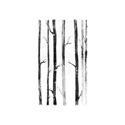 Simple Birch Trees - Wrapped Canvas Print