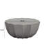 Table basse de jardin 35,39 po - Ciment, imperméable à l’extérieur. Gris, structure, facile à nettoyer et à conserver complètement, patio en ciment d'une capacité de 220 lb pour le jardin.