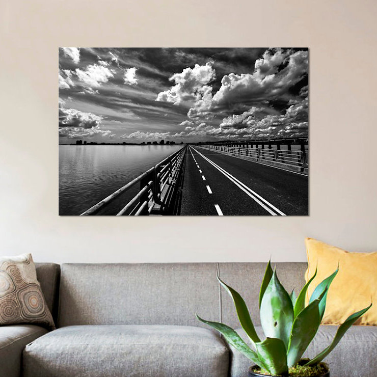 «Sans titre», impression sur toile, H 26 po x l 40 po x P 1,5 po, Toile tendue, Pas de tapis
