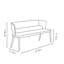 Banc rembourré en similicuir Marnika-876814316