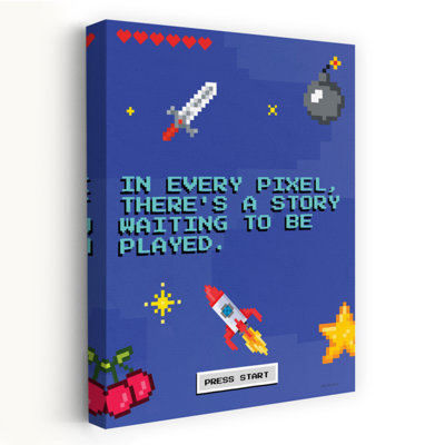 «In Every Pixel - Contemporary Gaming Pixel Game», art