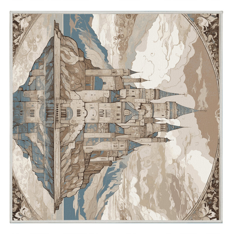 Kingdom's Crown Rug, Square 6'