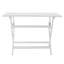 Table pliante d'extérieur 43,5 po en bois