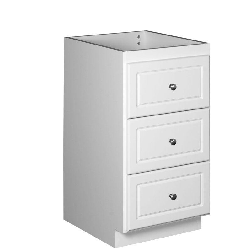 Armoire l 18" x h 34,5" Lysette, Blanc satiné