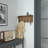 Nariaki Wall Mounted Solid Pine Wood Storage Rack with Upper Shelf and 5 Hanging Hooks-1625101530