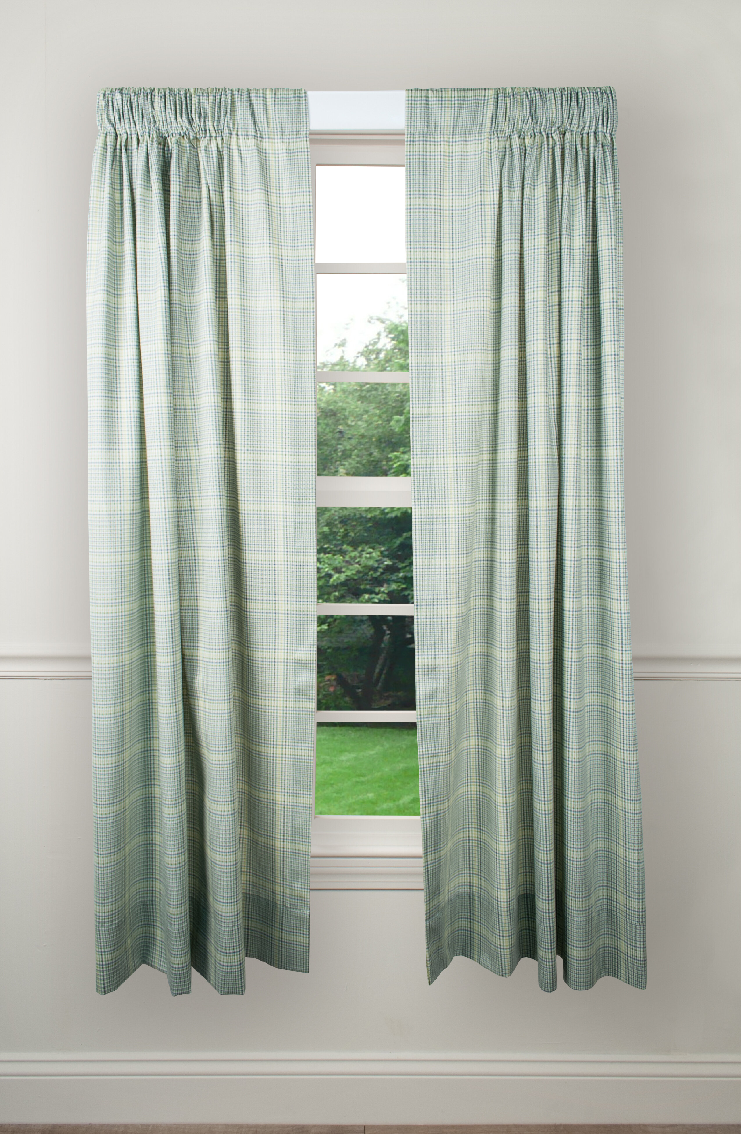 August Grove® Bowlin Plaid Room Darkening Thermal Grommet Single Curtain  Panel & Reviews