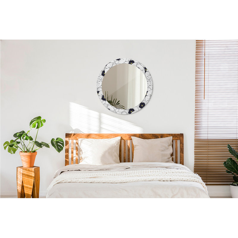 Huldar Glass Flat Wall Mirror