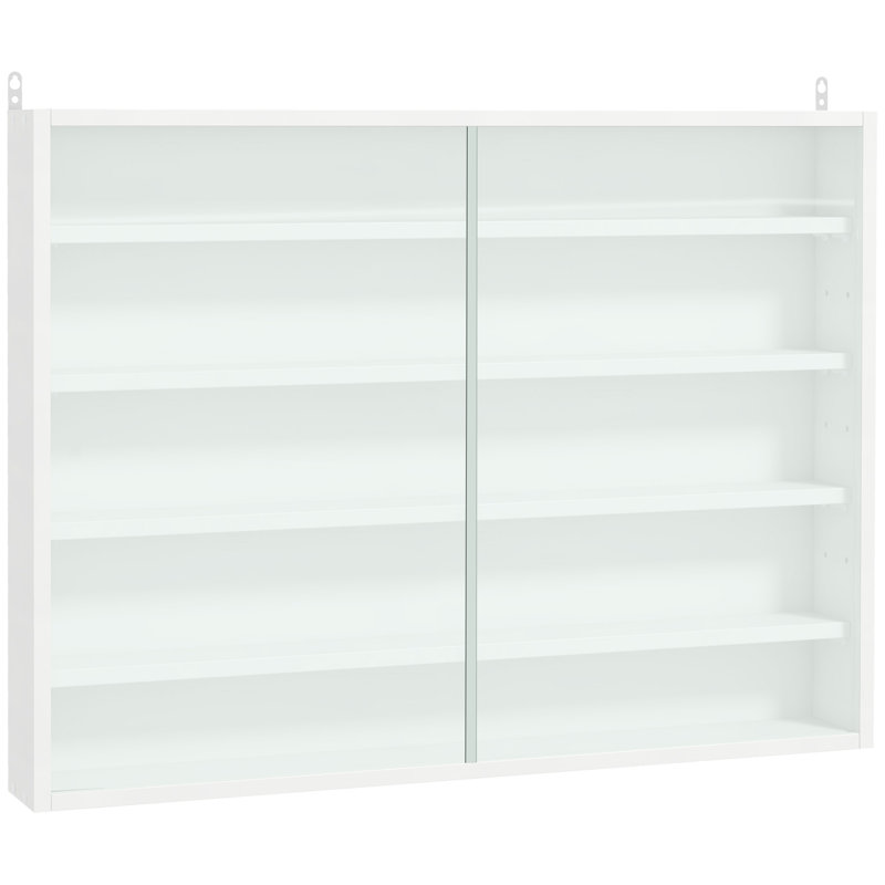 Hoertz 4 -Shelf Storage Cabinet, White
