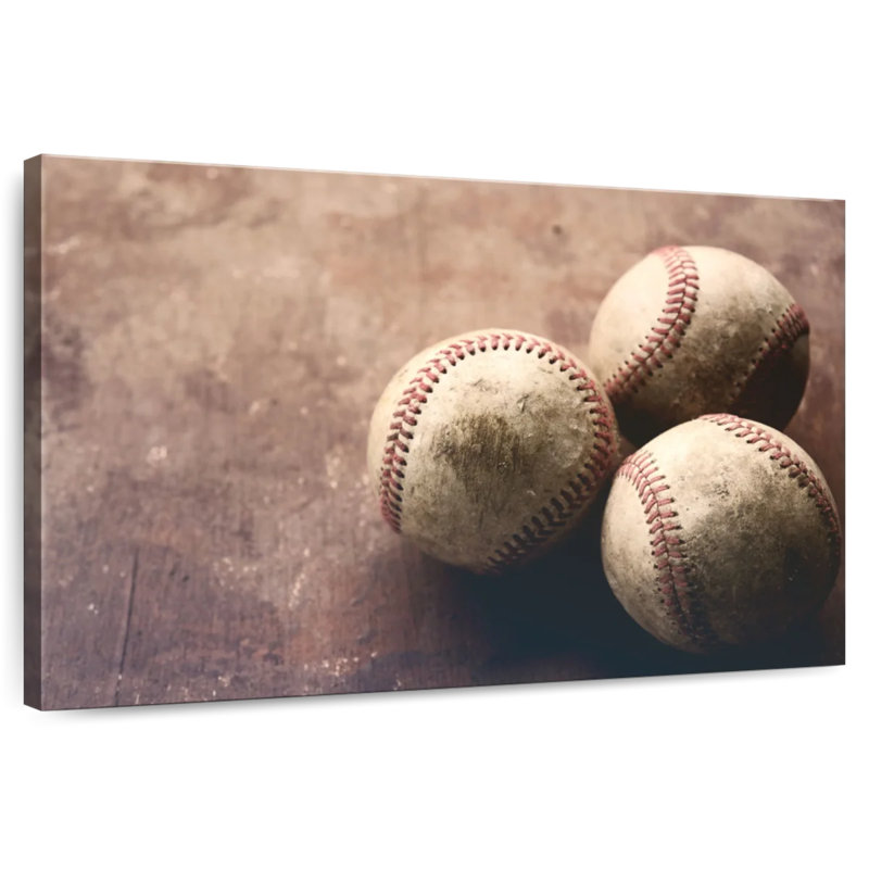 Sireci Baseball Trio, 32" H x 48" W
