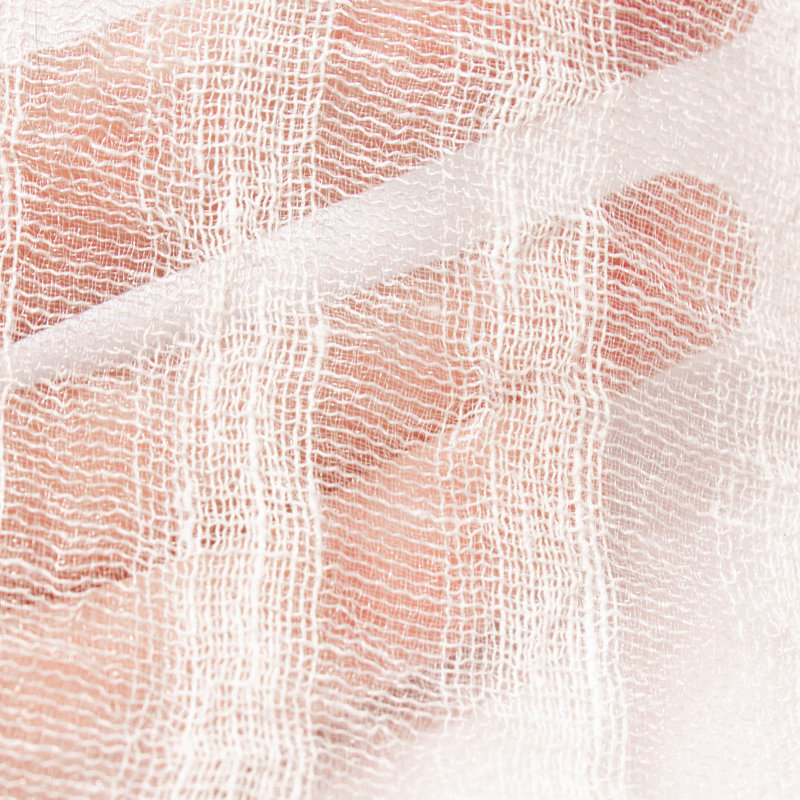 Tissu diaphane à large largeur Painterly, Givre