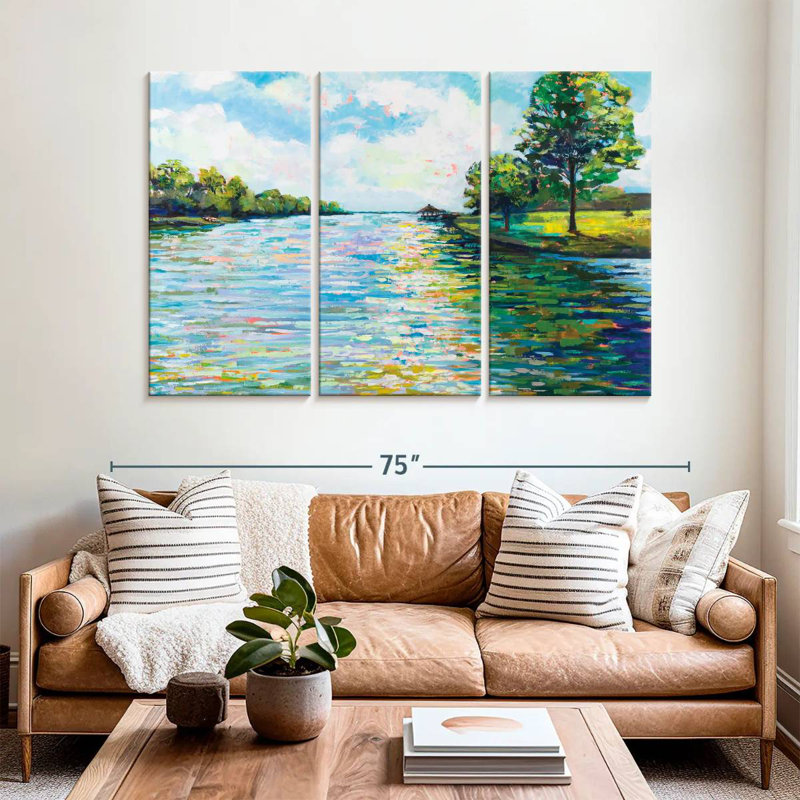 Alvord Lake View Colors, 42" H x 65" W