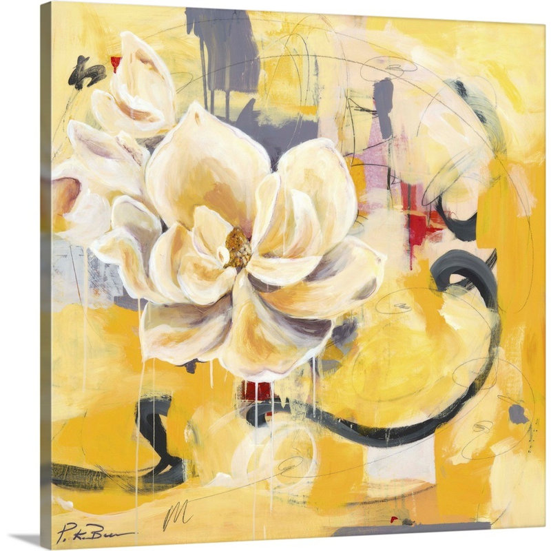 Reproduction d’art sur toile, "Southern Charm" par Pamela K. Beer, Toile tendue, H 12 po x l 12 po x P 1,25 po