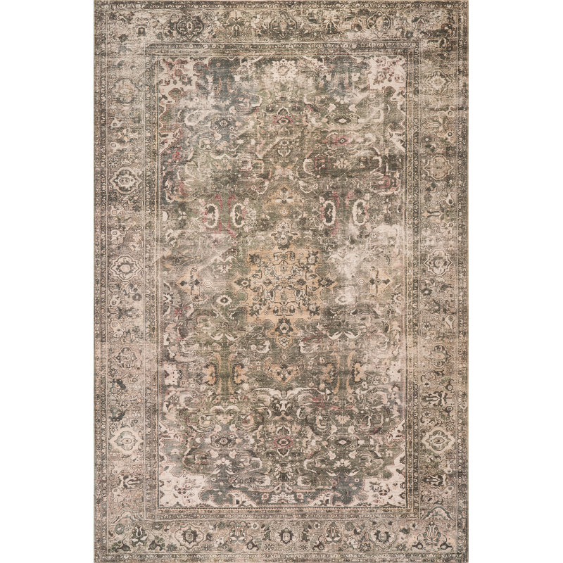 Nuloom Coraleen Antiqued Jute-Blend Area Rug, Rectangle 4' x 6'