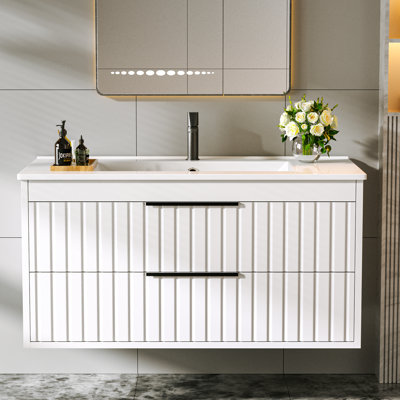 36" Floating Bathroom Vanity With Sink