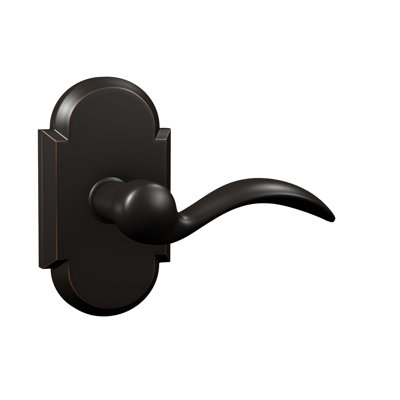 Faux levier Bravura 909-G2 sur rosette arquée en bronze huilé - L