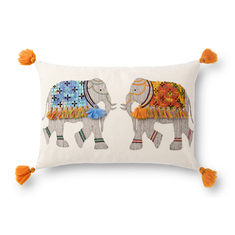 Coussin lombaire en coton , Mélange de duvet