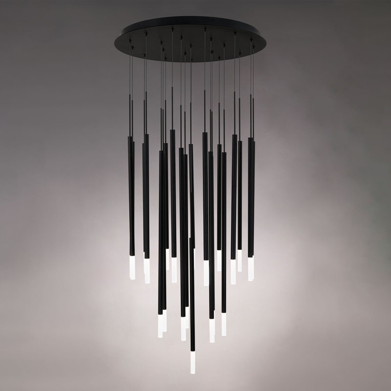 Luminaire suspendu rond à 21 lumières DEL Viggo