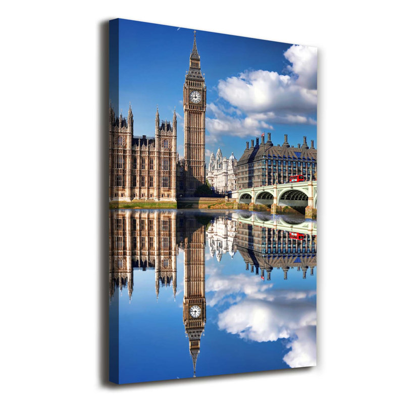 Sun in the Sky 1 Piece Wrapped Canvas Wall Art