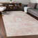 Tapis rose clair / blanc Juliette
