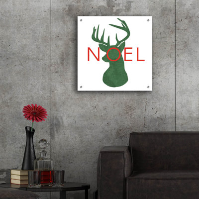 «Deer Head» par Erin Clark, art mural en verre acrylique