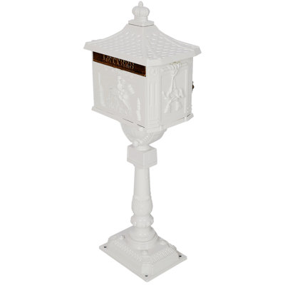 Aluminum Post Mounted Mailbox