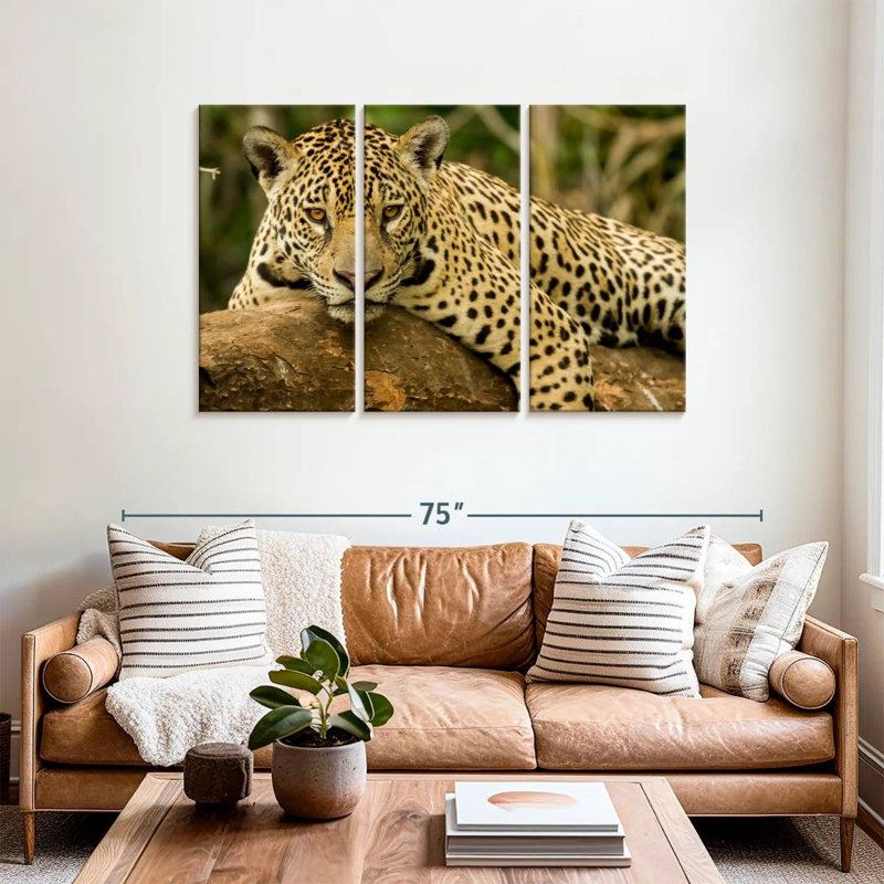 Brampt Intense Jaguar Gaze, 36" H x 57" W