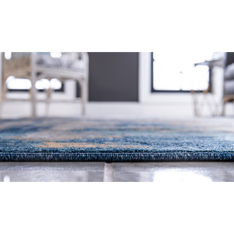 Brantlie Abstract Indoor Rug, Rectangle 5'1" x 8'