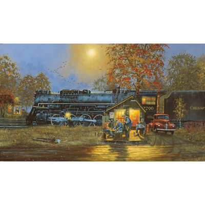 « passing time » par dave barnhouse, reproduction d’art