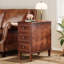 Soichi solid wood 3 - drawer end table set-1166870720