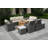 10 - Person Patio Conversation Set with Cushions-87386157-87386156