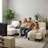 106.3" Sectional Sofa, U Shaped Couch With Removable Sofa Cover-682627470