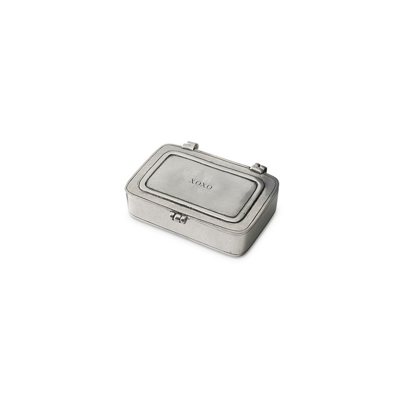 Xoxo Box,  1.2" H x 4.5" W x 3.1" D   