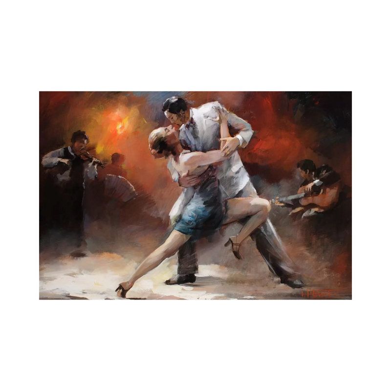 Tango Argentino IV by Willem Haenraets - Wrapped Canvas Gallery-Wrapped Canvas Giclée, 45.72cm H x 66.04cm W