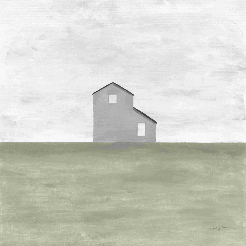 "Rurale simplicité" par Courtney Prahl, peinture, H 36 po x l 36 po, Toile tendue