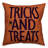 Tricks And Treats Geometric Indoor/Outdoor Reversible Throw Pillow-24135978