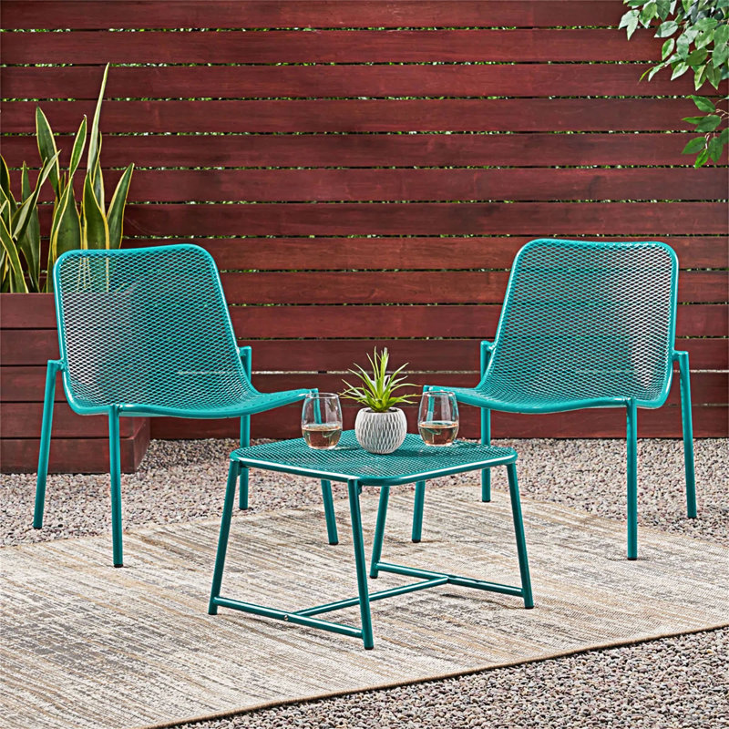 3 Piece Seating Group, Teal
