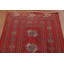 Tapis de couloir oriental rouge à motif géométrique 3 x 10