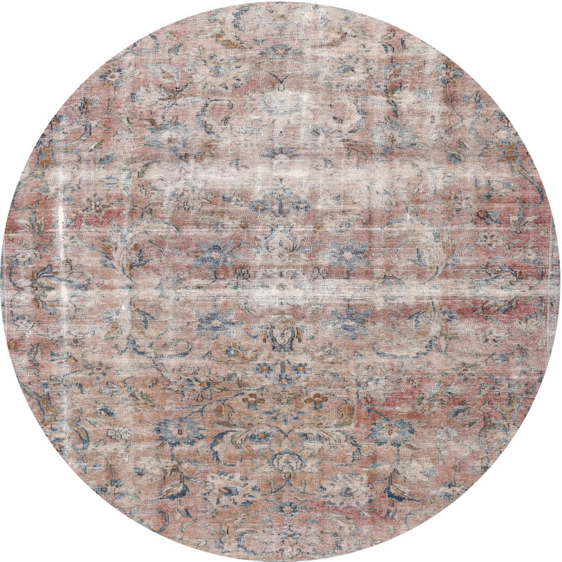 Akar Oriental Indoor Rug, Round 8'