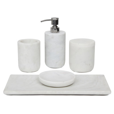 Ariella 5 Piece Bathroom Accessory Set