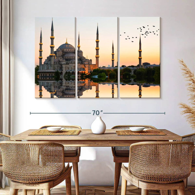 Dusky Hagia Sophia, 42" H x 65" W