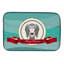 Tapis de séchage saluki merry christmas
