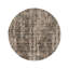 Tapis rond gris 8 pi